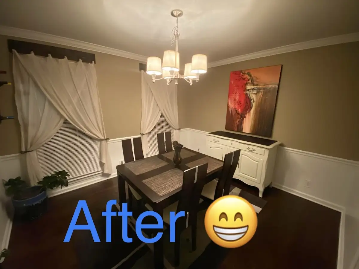 Professional dining room restoration after water damage in Bridgetown